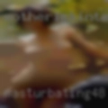 Masturbating
